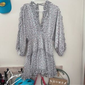 Storia Women’s Floral Ruffle Dress